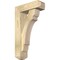 Ekena Millwork Olympic Craftsman Rough Sawn Bracket w/ Offset Brace, Douglas Fir, 6"W x 18"D x 30"H BKT0604X18X30OLY04RDF - alternate 1